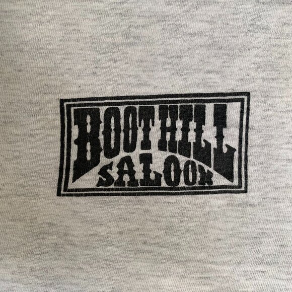Vintage 90s Boot Hill Saloon Tank Top Biker Motorcycle Tee - Picture 3 of 8